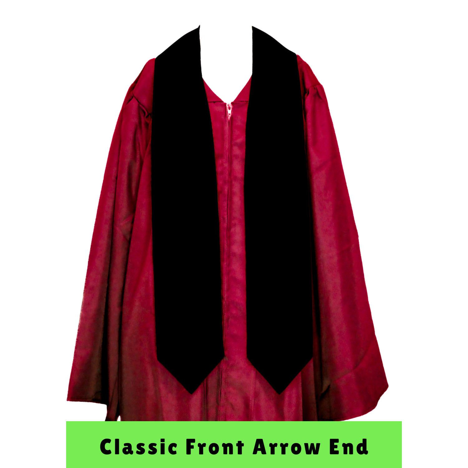 Plain Black Stoles